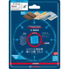 Відрізний круг Bosch EXPERT X-LOCK Carbide 115×22,23 мм