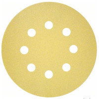 Шліфувальний лист C450 Standard for General Purpose 125 мм, 50 листів К40, 8 отворів (2608621739)