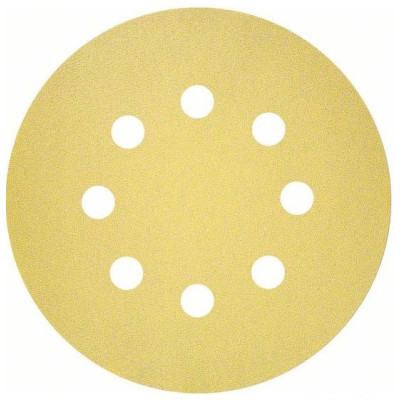 Шліфувальний лист C450 Standard for General Purpose 125 мм, 50 листів К120, 8 отворів (2608621743)