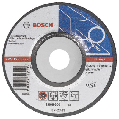 Відрізне коло, пряме, по металу 125x22.23x2.5 Bosch