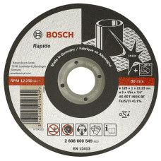 Отрезной круг по нержавеющей стали 125x22.23x1 Bosch
