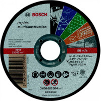 Отрезной круг по нержавеющей стали 115x22.23x2 Bosch