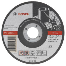 Отрезной круг по нержавеющей стали 125x22.23x1.6 Bosch
