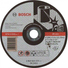 Відрізне коло нержавіючої сталі 180x22.23x2 Bosch