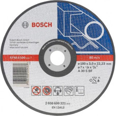 Отрезной круг,изогнутый, по камню 180x22.23x3 Bosch