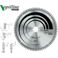 Пиляльний диск 254x30x80 Bosch