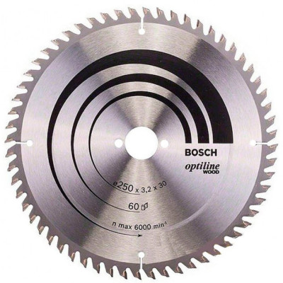 Пильный диск 250x30x60 Bosch