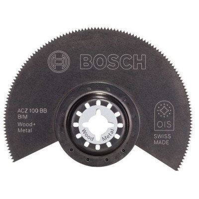 Биметаллическое пильное полотно Bosch ACZ 100 BB Wood and Metal для Multi-Cutter