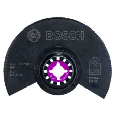 Сегментированный нож с волнистой заточкой Bosch ACZ 100 SWB для Multi-Cutter
