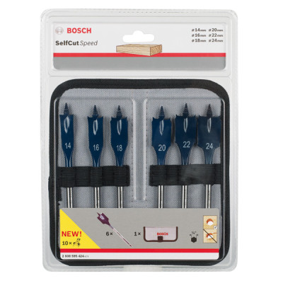 Набір перових свердел Bosch Self Cut Speed 6 шт (2608595424)