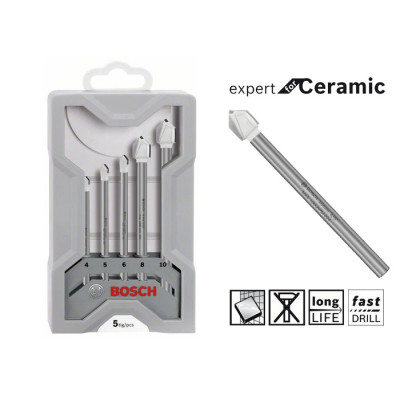 Набір свердл для кераміки Bosch CYL-9 Ceramic 5 шт (2608587169)