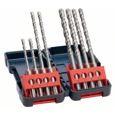 Набір свердл по бетону Bosch SDS-plus-3, 8 шт. ø5/6/8/10 мм (2607019903)