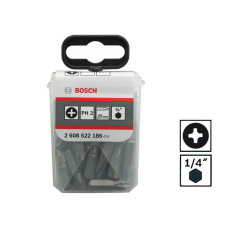 Насадки-біти Bosch Extra Hart PH2 (25 шт)