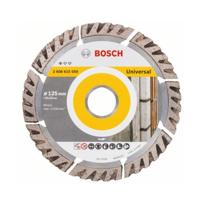 Алмазне відрізне коло Bosch Standard for Universal 125 x 22,23 x 2 x 10 mm (2608615059)