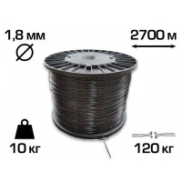 Пластиковий шпалерний дріт (Агрошпалера) Італія 1,8 мм (2700 м)