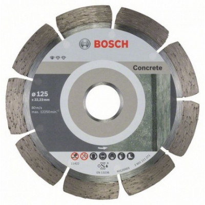 Діамантовий диск Standard for Concrete 125 х 22.23 мм по бетону 10 шт (2608603240)