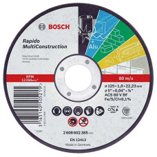 Відрізне коло Bosch (2608602385) Rapido Multi Construction 125x1 мм
