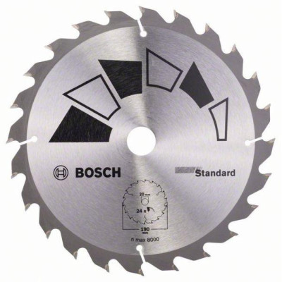 Пильний диск STANDARD GT WO H 190x20/16-24 Bosch (2609256818)