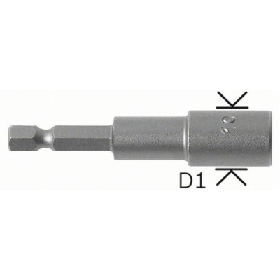 Торцевий ключ Bosch 10X65мм-M6,0 (2608550561)