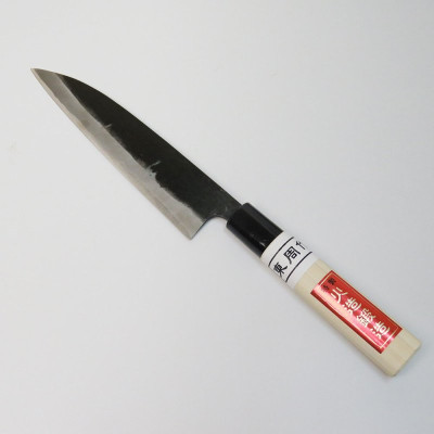 Ніж кухонний Kurouchi 165 мм, 3 мм, Shirogami steel #2, HANAKUMAGAWA (4580149741096)