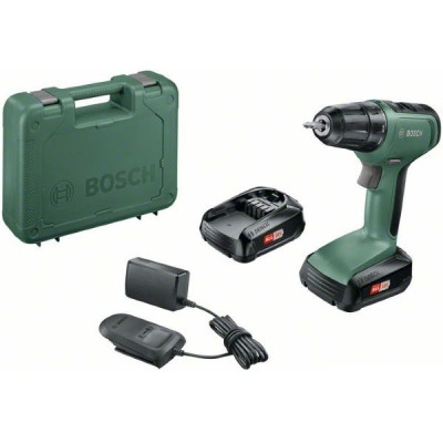 Акумуляторний шуруповерт Bosch UniversalDrill 18 (2 АКБ) (06039C8005)