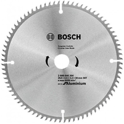 Пильний диск Bosch Eco for Aluminium 254x3x30-80T (2608644394)