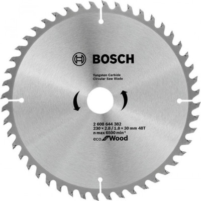 Пильний диск Bosch Eco for Wood 230x2,8x30-48T (2608644382)