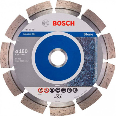 Діамантове коло Bosch Expert for Stone, 180×22,23×2,4 мм (2608602591)