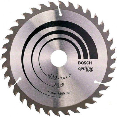 Пильний диск Bosch Expert for Wood 210×2,8×30, 30 ATB (2608644058)