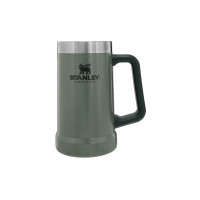 Термокухоль пивний Stanley Adventure Stein Hammertone Green 0,7 л (6939236348331)