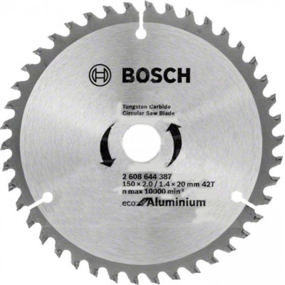 Пильний диск Bosch Eco for Aluminium 150x2,2x20-42T (2608644387)