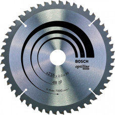 Пильний диск Bosch Optiline Wood 216×30 мм 48 зубів (2608640432)
