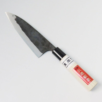 Ніж кухонний Funayuki 165 мм, широкий, Shirogami steel #2, рукоятка магнолія, HANAKUMAGAWA (4580149741089)