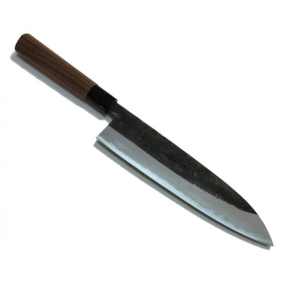 Ніж кухонний Gyuto (ШЕФ) 210 мм лезо, 62HRC, Aogami #1, HONMAMON (4573200701528)