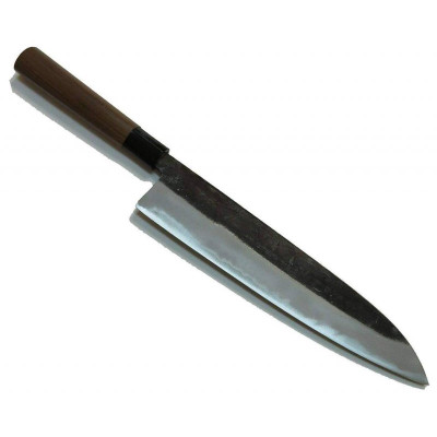 Ніж кухонний Gyuto (ШЕФ) 240 мм лезо, HRC61, Aogami #2, HONMAMON (4573200700606)