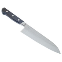 Ніж кухонний Santoku 180 мм лезо, AOGAMI #2 ламінована SUS 410, HONMAMON (4573200712883)