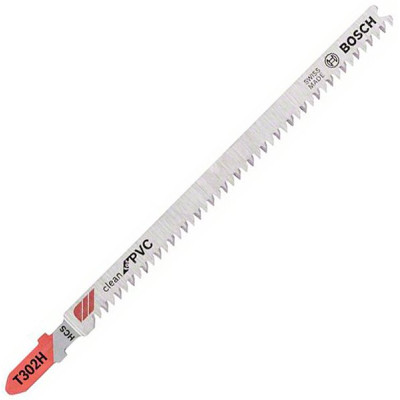 Пилка Bosch по пластику T 302 H, 2,3×132 мм, 5 шт (2608667448)