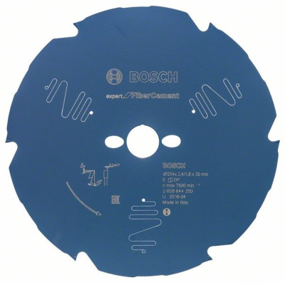 Пильний диск Bosch Expert for Fiber Cement 254x30x2.2/1.6x6 T (2608644350)