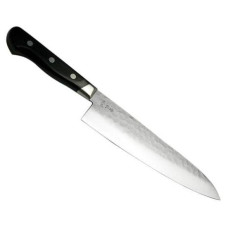 Ніж кухонний Gyuto (ШЕФ) 200 мм лезо, 61HRC, Aogami #2, ламінат SUS410, молоткова, HONMAMON (4582243656023)