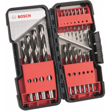 Набір свердел Bosch HSS PointTeQ 18 шт ToughBox D1-10 (2608577350)