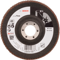 Пелюсточний шліфкруг Bosch Best for Inox, X581, 12522,23 мм, К40 (2608607638)