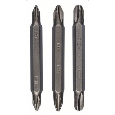Набір двосторонніх біт Bosch PH/PH, 60 мм, 3 шт (2609255961)