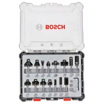 Набір пазових фрез Bosch 8мм, 15 шт (2607017472)