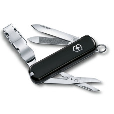 Ніж Victorinox Delemont Nail Clip 580, 65мм/8функцій/чорний (Vx06463.3)