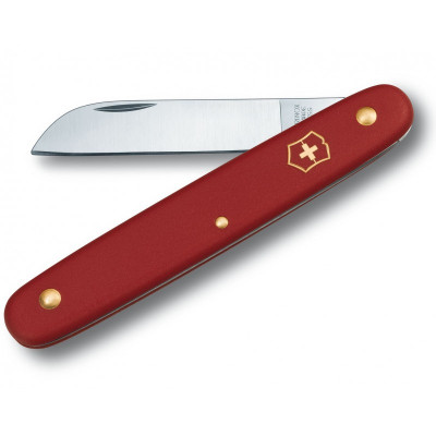 Ніж для саду Victorinox Floral Knife, 100мм/1функ/червоний мат(блістер) (Vx39050.B1)