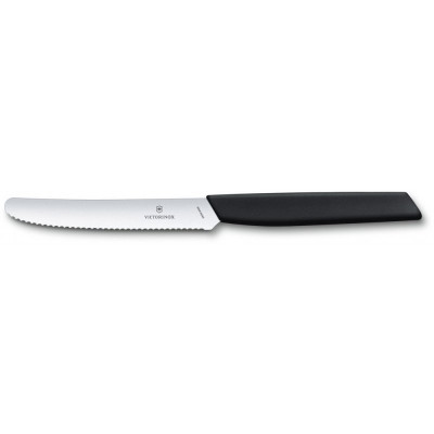 Кухонний ніж Victorinox Swiss Modern Tomato&Sausage, 11 см (Vx69003.11W)