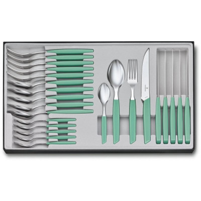 Столовий набір Victorinox Swiss Modern Table Set, 24 предмети (Vx69096.12W41.24)