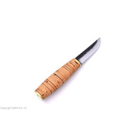 Ніж Erapuu Puukko Birch BARK 95, 80CrV2 58HRC, 95x20x3.2 мм - лезо, чохол - шкіра, BRISA 14565