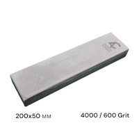 Камінь точильний (BBW+Carborundum) 200мм*50мм, 4000/600 Grit, гранатовий сланець та карбід кремнія SiC (828AC)