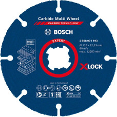 Відрізне коло X-LOCK EXPERT Carbide Multi Wheel, 125 мм універсальний (2608901193)